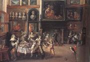 The Great Salon of Nicolaas Rockox's House (mk01) Peter Paul Rubens